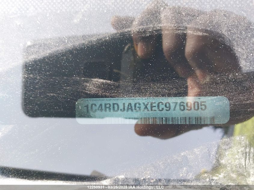 2014 Dodge Durango Sxt VIN: 1C4RDJAGXEC976905 Lot: 12250931