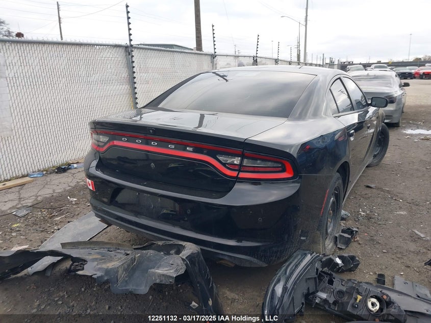 Vin: 2c3cdxkt0gh293815, lot: 2615351, dodge charger police 20164