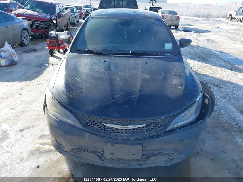 2015 Chrysler 200 S VIN: 1C3CCCDG5FN664582 Lot: 12251196