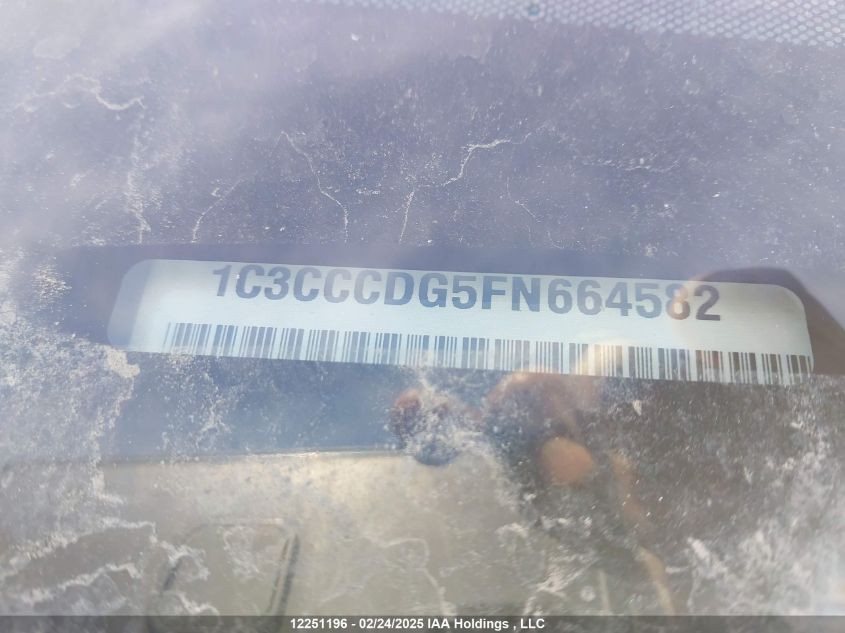 2015 Chrysler 200 S VIN: 1C3CCCDG5FN664582 Lot: 12251196