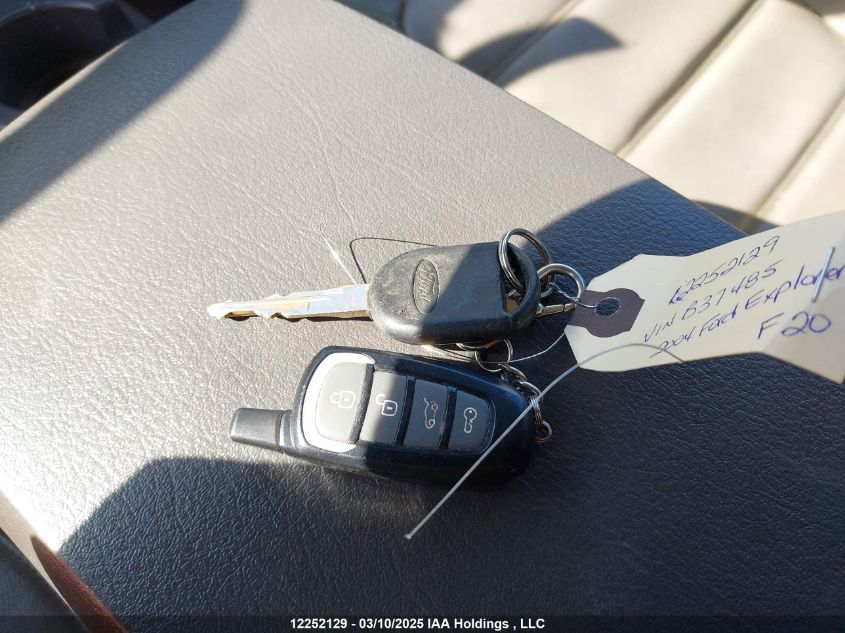 2004 Ford Explorer Xlt/Xlt Sport/Nbx VIN: 1FMZU73W74ZB37485 Lot: 12252129