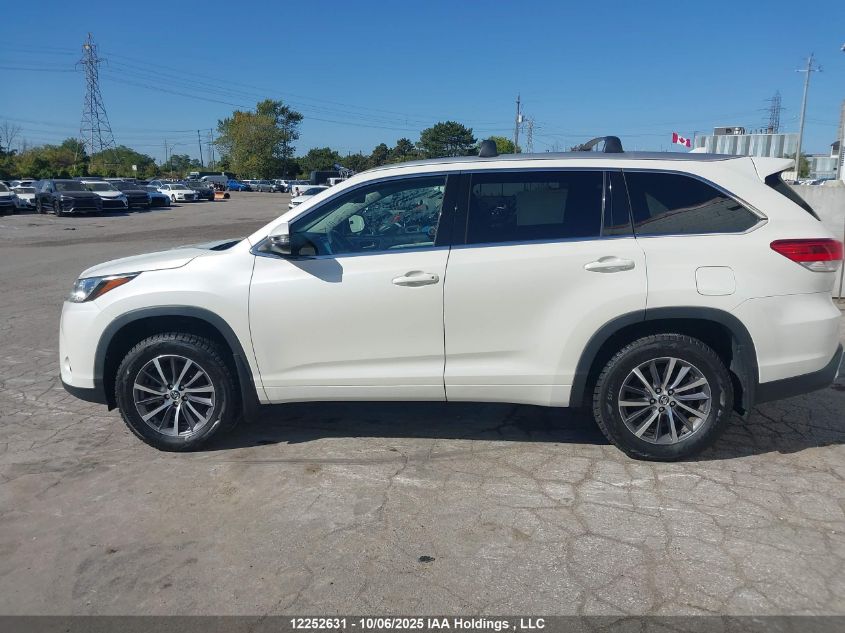 2018 Toyota Highlander Se/Xle VIN: 5TDJZRFH9JS539064 Lot: 12252631
