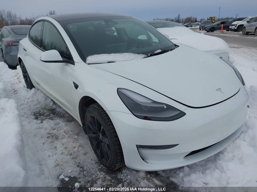 5YJ3E1EA2NF352902 2022 Tesla Model 3 Rwd/Standard Range auction photo 1