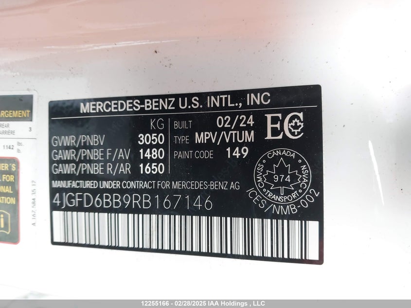 Auction sale of the 2024 Mercedes Benz AMG GLE 53 COUPE , vin: 4JGFD6BB9RB167146, lot number: 12255166