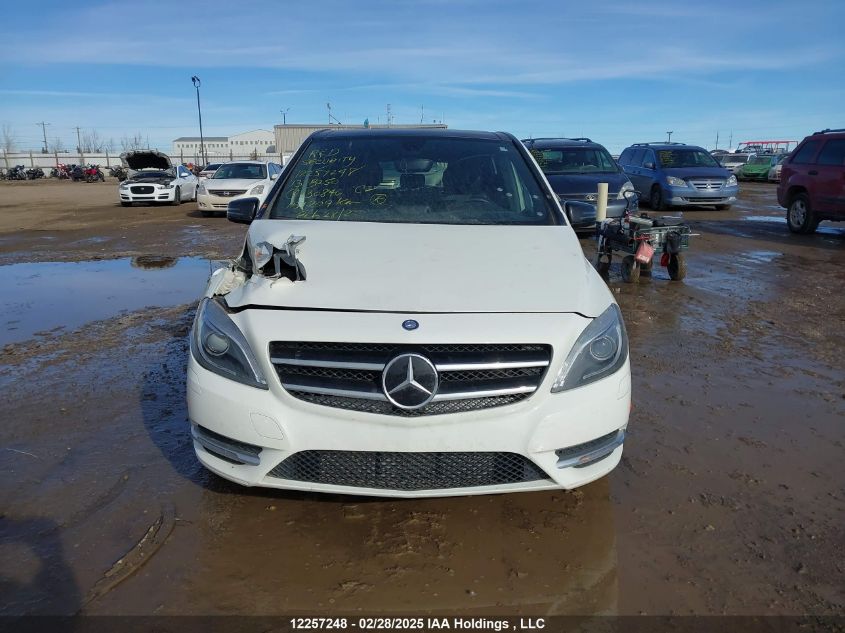 2013 Mercedes-Benz B250 VIN: WDDMH4EB0DJ130846 Lot: 12257248