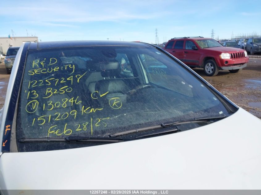 2013 Mercedes-Benz B250 VIN: WDDMH4EB0DJ130846 Lot: 12257248