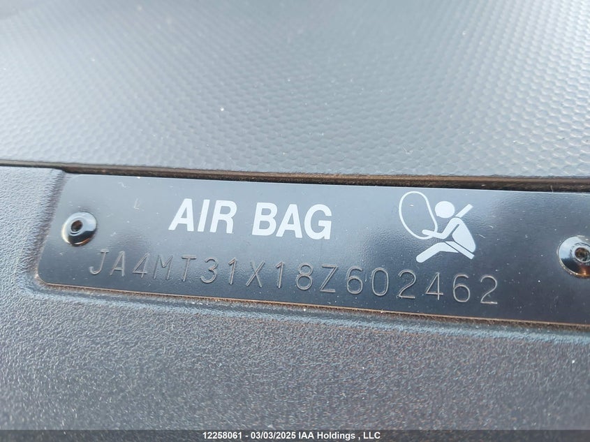 2008 Mitsubishi Outlander Ls VIN: JA4MT31X18Z602462 Lot: 12258061