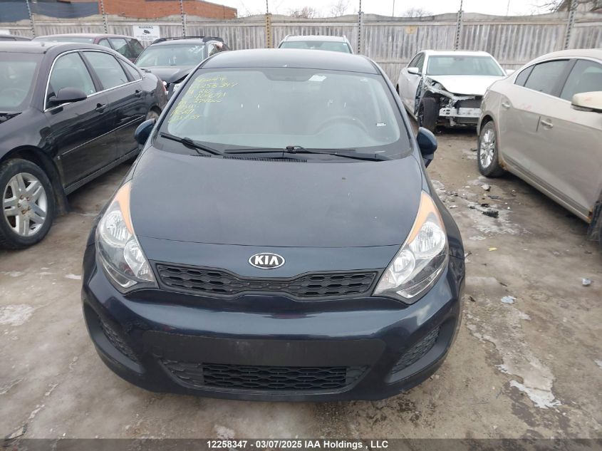 2014 Kia Rio Lx VIN: KNADM5A38E6906071 Lot: 12258347