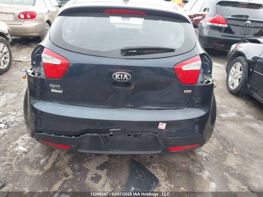 2014 Kia Rio Lx VIN: KNADM5A38E6906071 Lot: 12258347