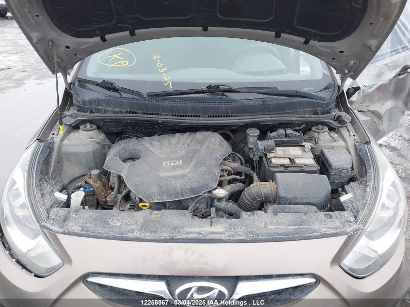 2013 Hyundai Accent Gl VIN: KMHCT5AE2DU115527 Lot: 12258867