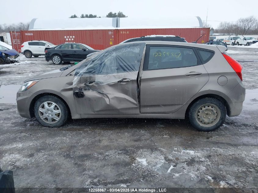 2013 Hyundai Accent Gl VIN: KMHCT5AE2DU115527 Lot: 12258867