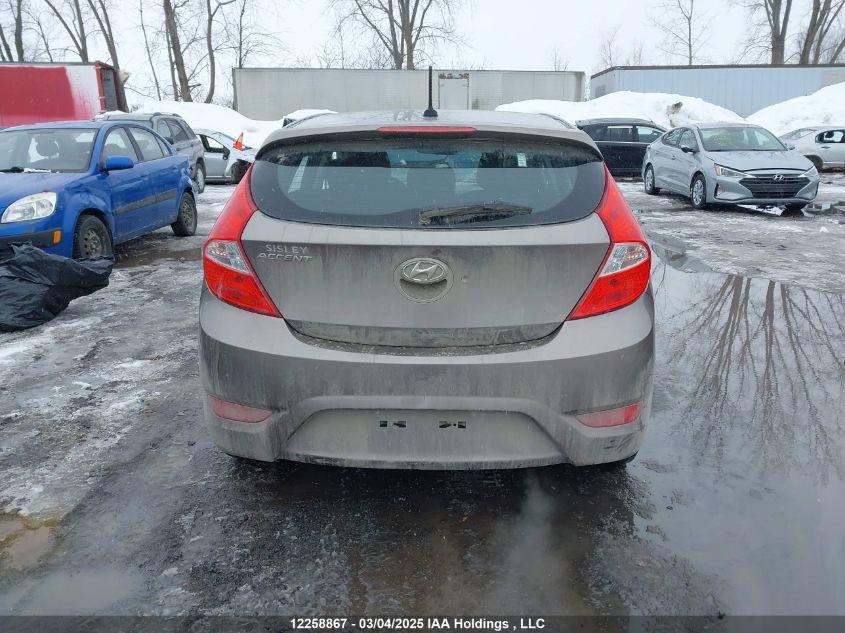 2013 Hyundai Accent Gl VIN: KMHCT5AE2DU115527 Lot: 12258867