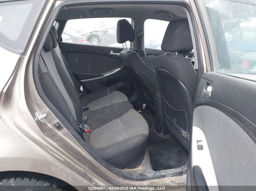 2013 Hyundai Accent Gl VIN: KMHCT5AE2DU115527 Lot: 12258867