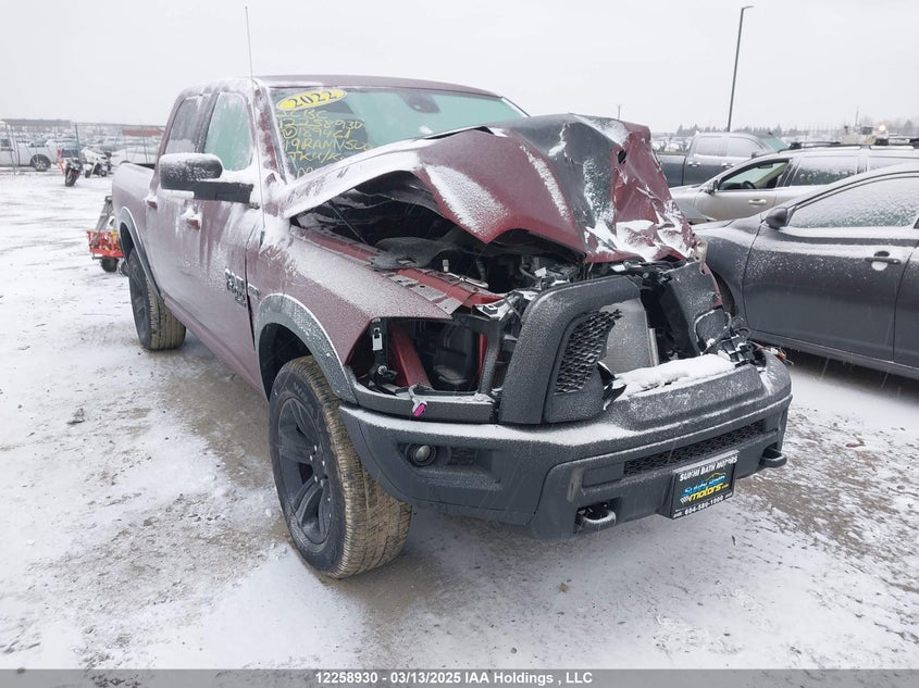 1C6RR7LT4NS189461 2022 Ram 1500 Classic Slt auction photo 1