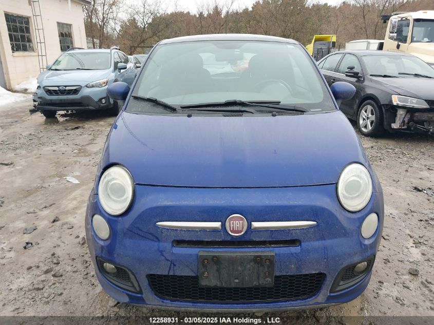 2012 Fiat 500 Sport VIN: 3C3CFFBR6CT114350 Lot: 12258931