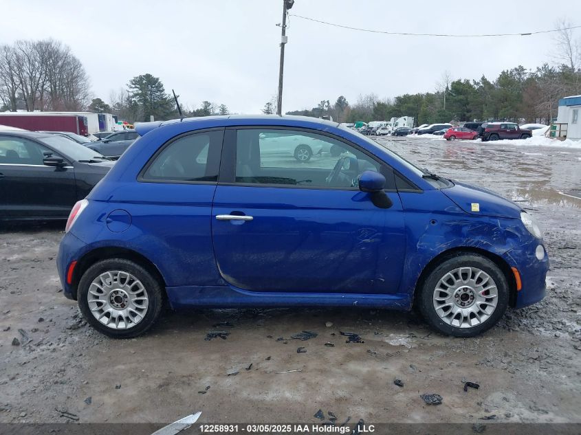 2012 Fiat 500 Sport VIN: 3C3CFFBR6CT114350 Lot: 12258931