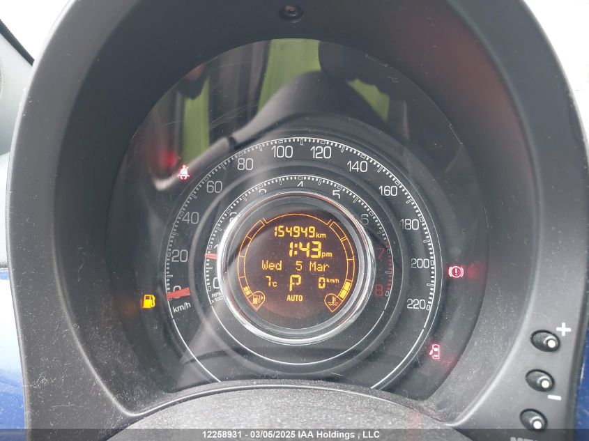 2012 Fiat 500 Sport VIN: 3C3CFFBR6CT114350 Lot: 12258931