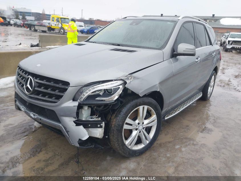 2014 Mercedes-Benz Ml 350 4Matic VIN: 4JGDA5HB1EA362224 Lot: 12259104