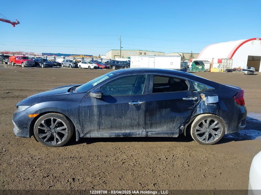 2020 Honda Civic Touring VIN: 2HGFC1F97LH102166 Lot: 12259708