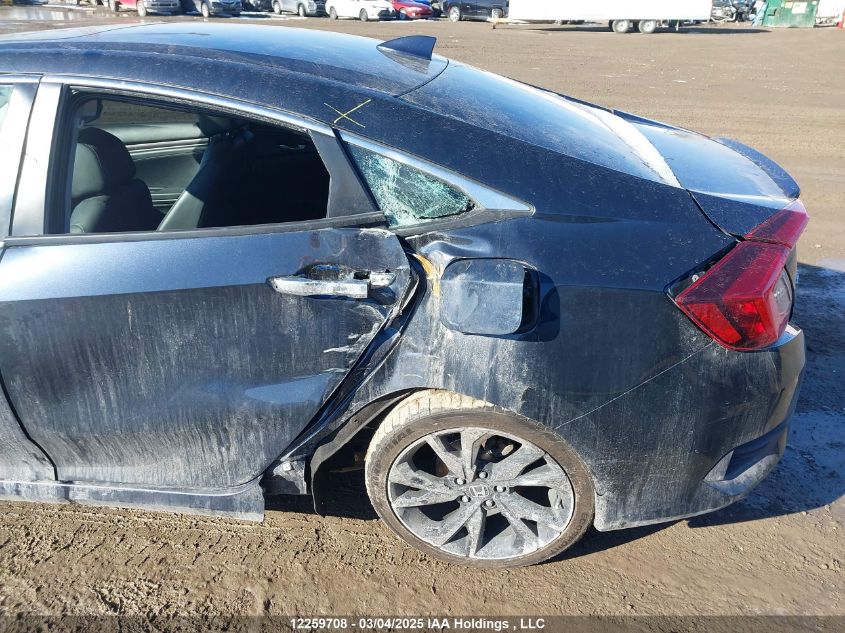 2020 Honda Civic Touring VIN: 2HGFC1F97LH102166 Lot: 12259708