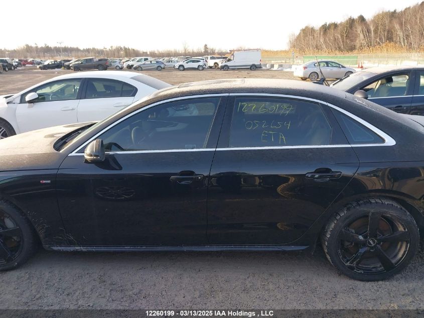 2020 Audi A4 VIN: WAUFNAF49LA052654 Lot: 12260199