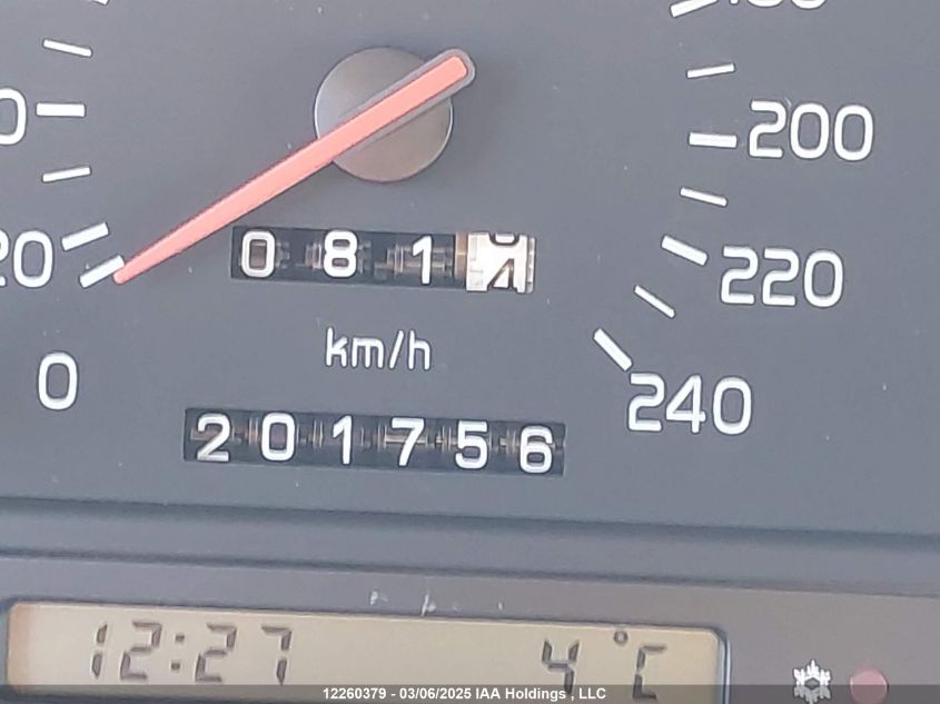 1996 Volvo 850 VIN: YV1LS5105T3346805 Lot: 12260379