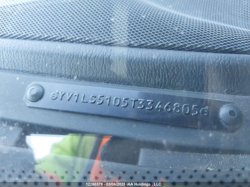 1996 Volvo 850 VIN: YV1LS5105T3346805 Lot: 12260379