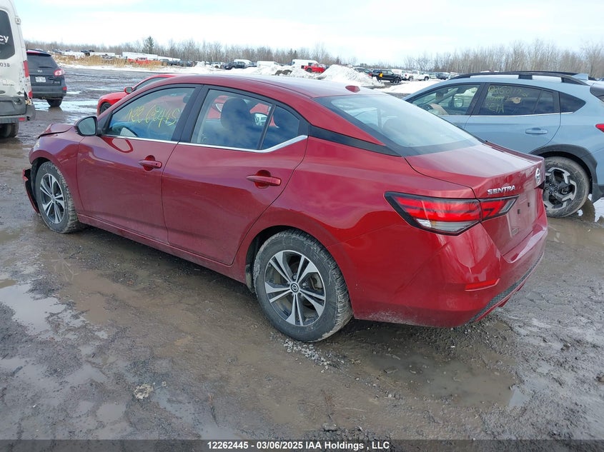 Vin: 3n1ab8cvxny258093, lot: 2627839, nissan sentra sv 20223
