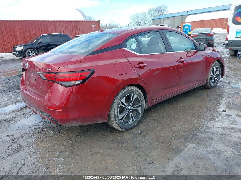 Vin: 3n1ab8cvxny258093, lot: 2627839, nissan sentra sv 20224
