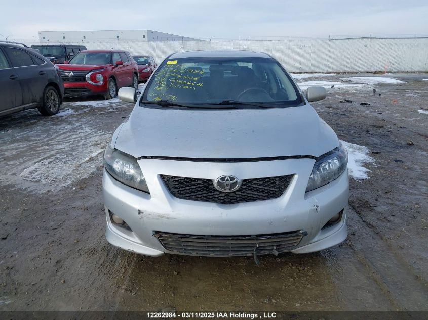 2009 Toyota Corolla Le VIN: 2T1BU40E19C074448 Lot: 12262984