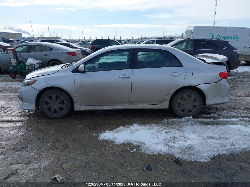 2009 Toyota Corolla Le VIN: 2T1BU40E19C074448 Lot: 12262984