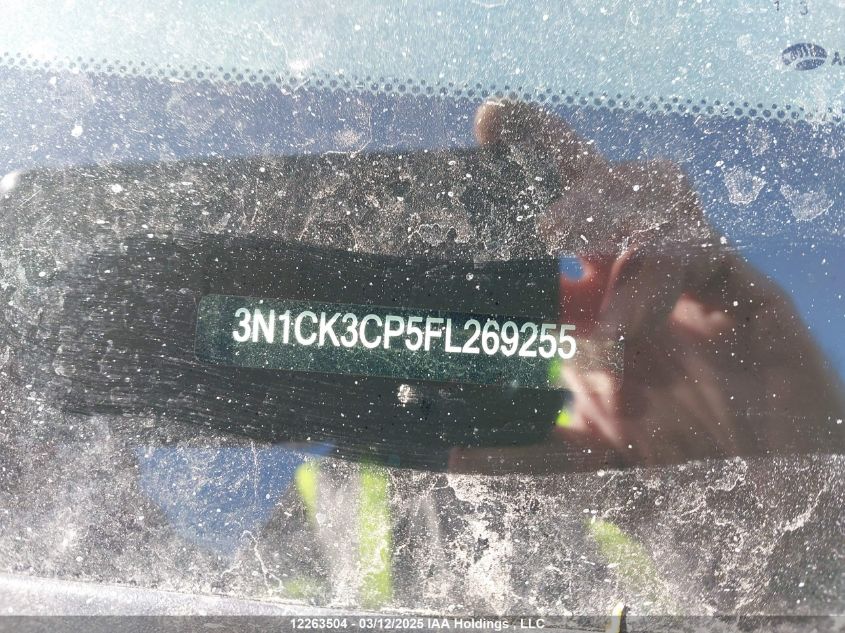 2015 Nissan Micra VIN: 3N1CK3CP5FL269255 Lot: 12263504