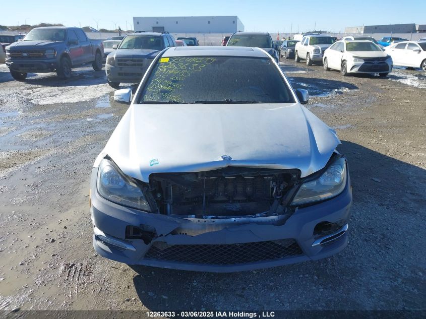 2012 Mercedes-Benz C 250 4Matic VIN: WDDGF8FB0CF914485 Lot: 12263633