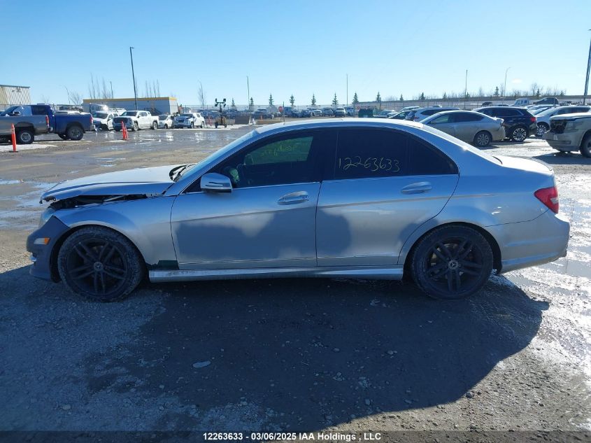 2012 Mercedes-Benz C 250 4Matic VIN: WDDGF8FB0CF914485 Lot: 12263633