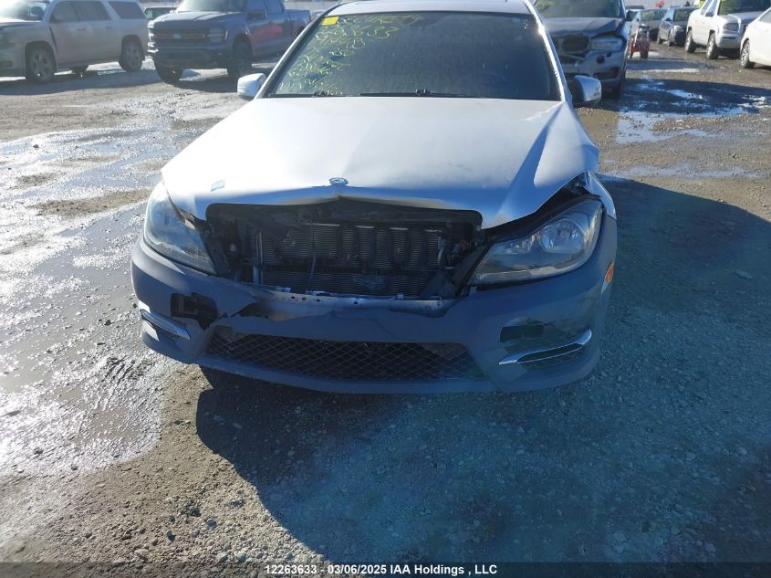 2012 Mercedes-Benz C 250 4Matic VIN: WDDGF8FB0CF914485 Lot: 12263633
