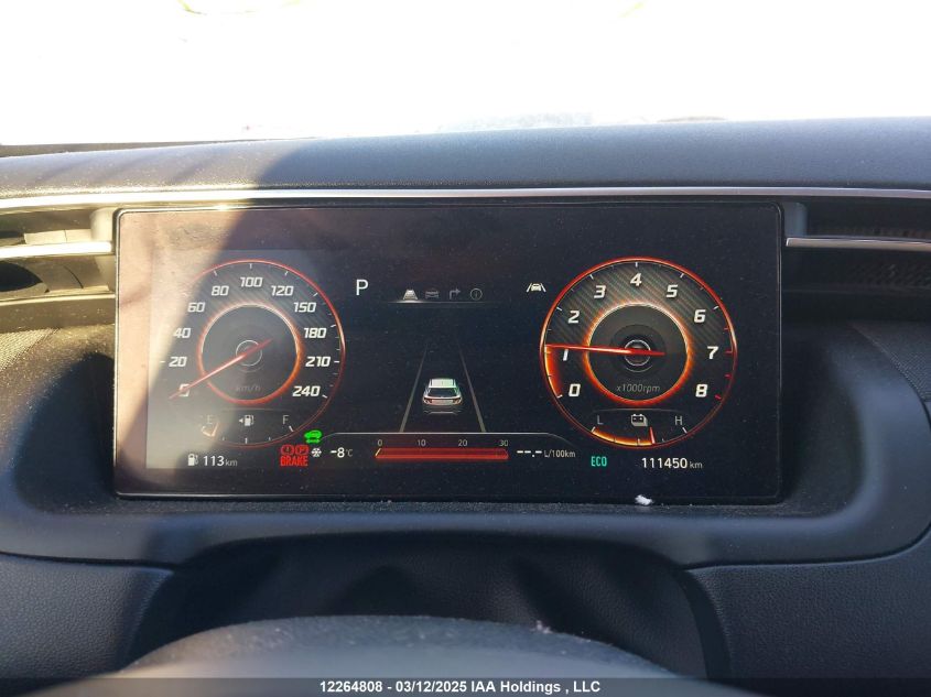 2022 Hyundai Tucson Hybrid VIN: KM8JCCA11NU033363 Lot: 12264808