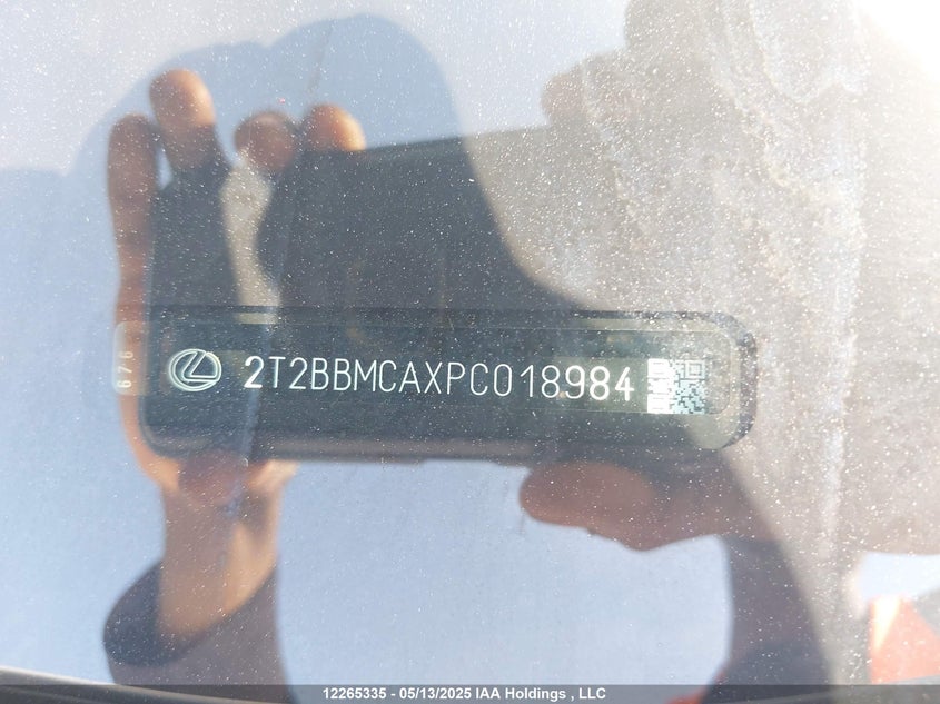 2023 Lexus Rx 350H Base/350H Premium/350H Premium Plus/350H Luxury VIN: 2T2BBMCAXPC018984 Lot: 12265335