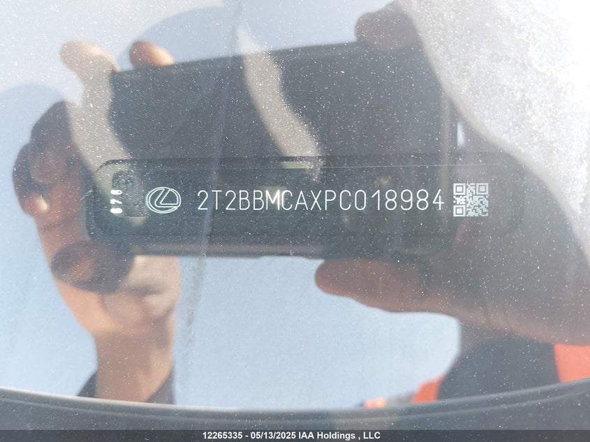 2023 Lexus Rx 350H Base/350H Premium/350H Premium Plus/350H Luxury VIN: 2T2BBMCAXPC018984 Lot: 12265335