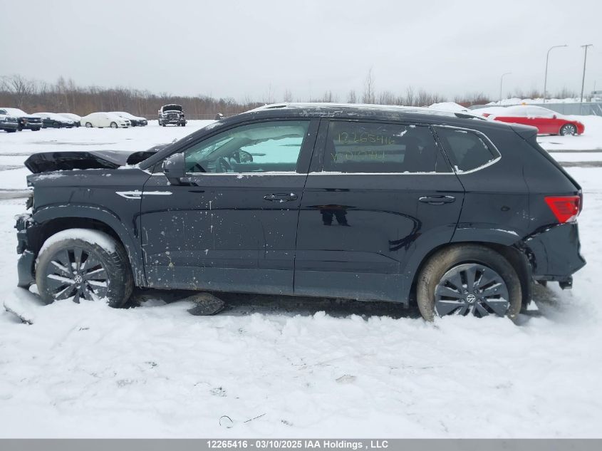 2024 Volkswagen Taos VIN: 3VVEX7B24RM010714 Lot: 12265416