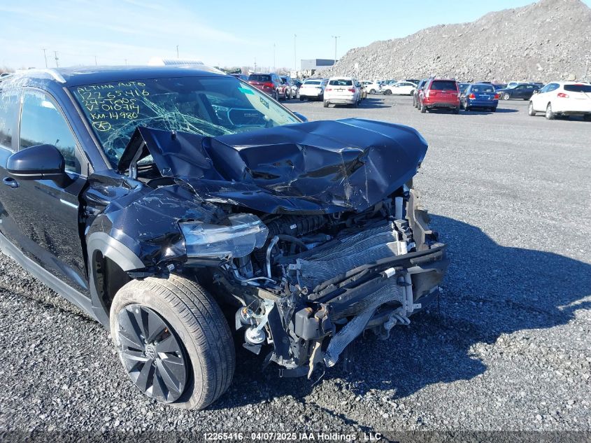 2024 Volkswagen Taos VIN: 3VVEX7B24RM010714 Lot: 12265416