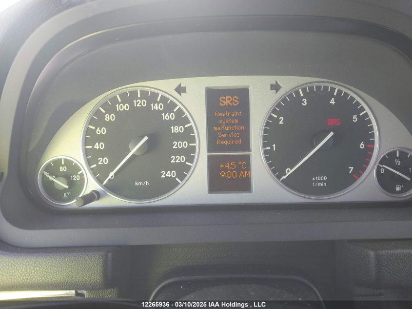 2010 Mercedes-Benz B200 VIN: WDDFH3DBXAJ584750 Lot: 12265936