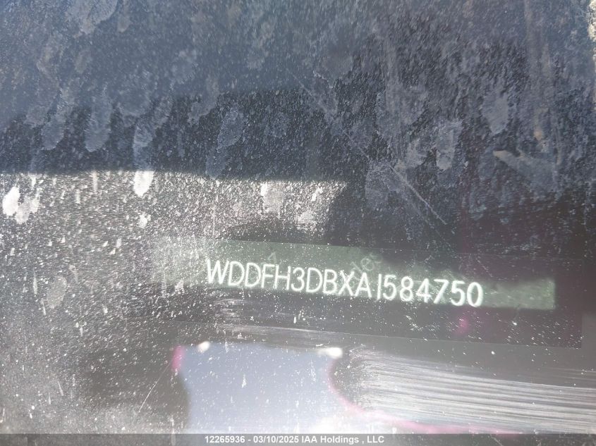 2010 Mercedes-Benz B200 VIN: WDDFH3DBXAJ584750 Lot: 12265936