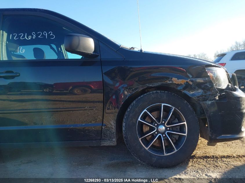 2016 Dodge Grand Caravan Se/Sxt VIN: 2C4RDGBG5GR366308 Lot: 12268293