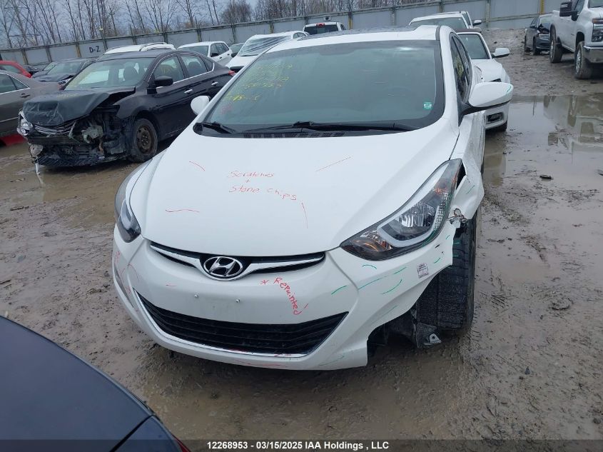2014 Hyundai Elantra Gls VIN: 5NPDH4AE5EH530387 Lot: 12268953