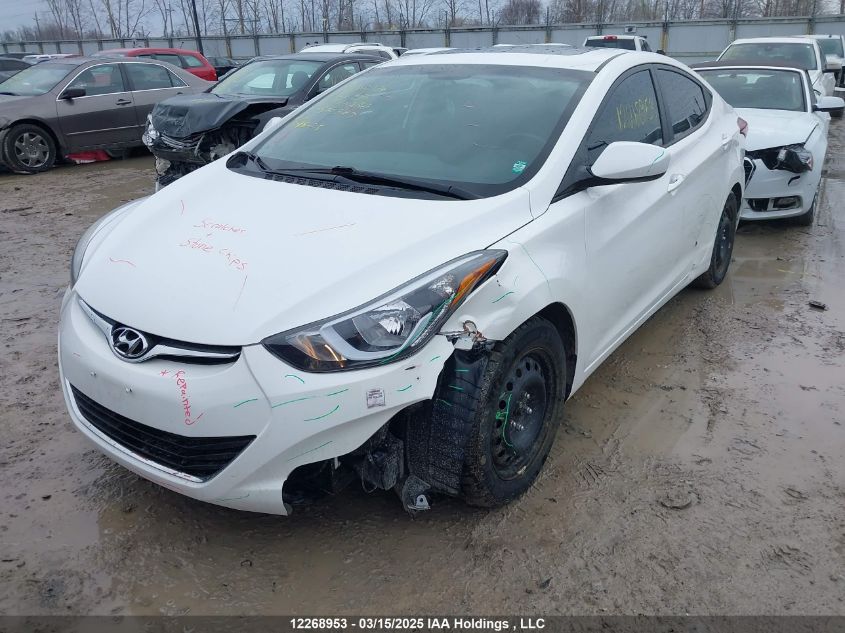 2014 Hyundai Elantra Gls VIN: 5NPDH4AE5EH530387 Lot: 12268953