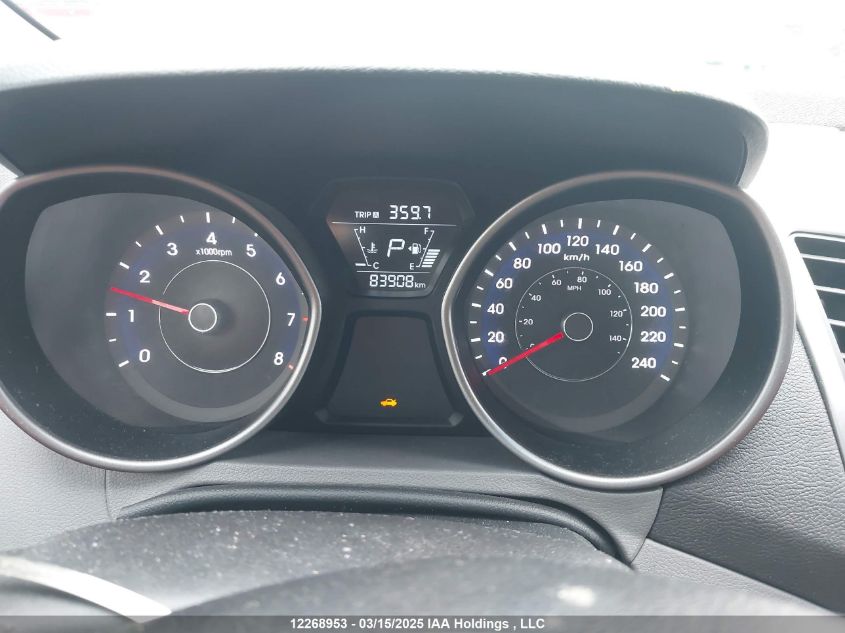 2014 Hyundai Elantra Gls VIN: 5NPDH4AE5EH530387 Lot: 12268953