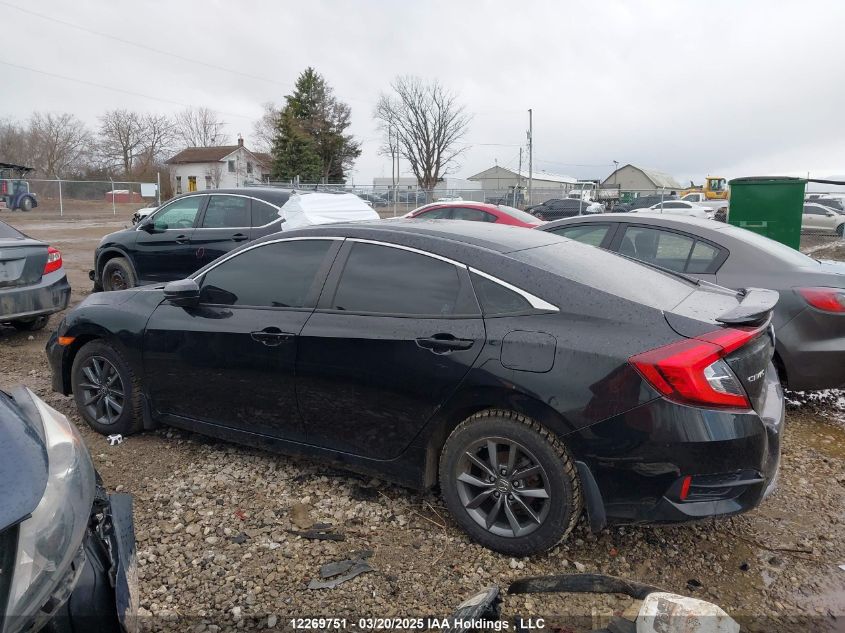 2020 Honda Civic Ex 4Dr VIN: 2HGFC2F76LH024693 Lot: 12269751