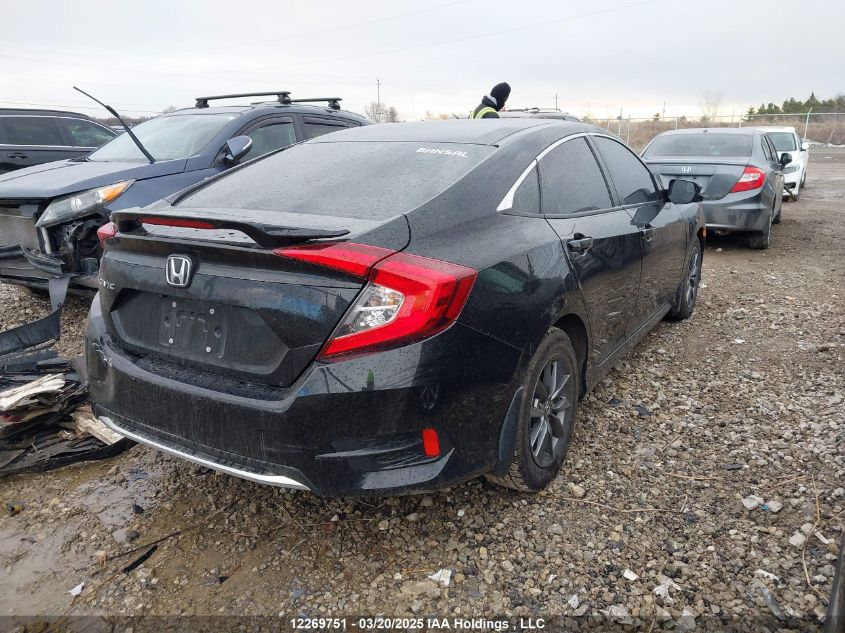 2020 Honda Civic Ex 4Dr VIN: 2HGFC2F76LH024693 Lot: 12269751