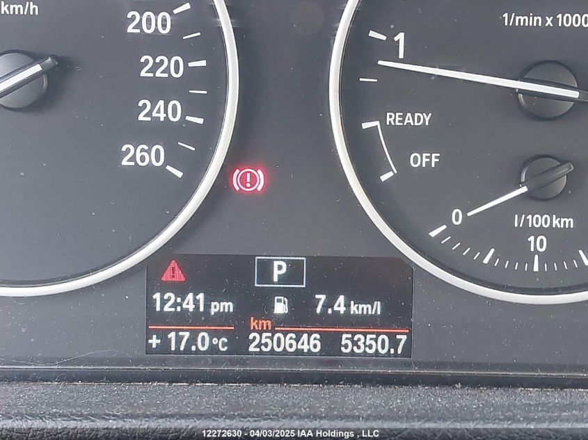 2014 BMW 320 I xDrive VIN: WBA3C3C5XEF984742 Lot: 12272630