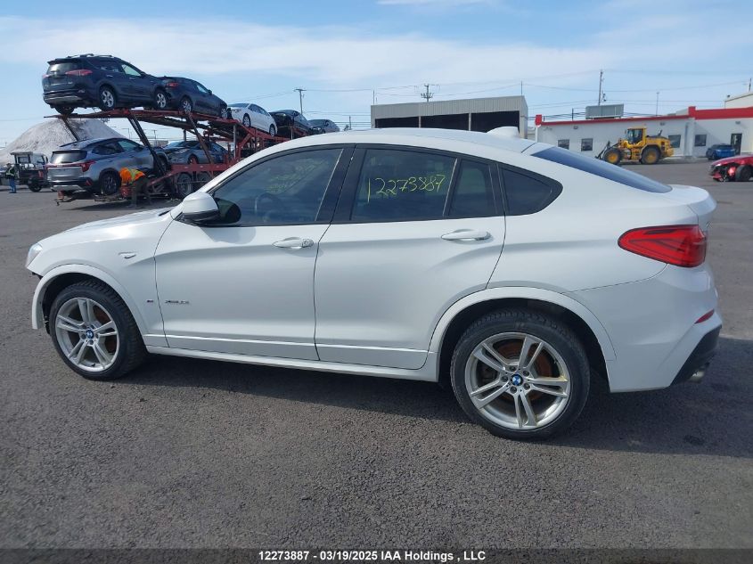 2015 BMW X4 xDrive35I VIN: 5UXXW5C59F0E88036 Lot: 12273887